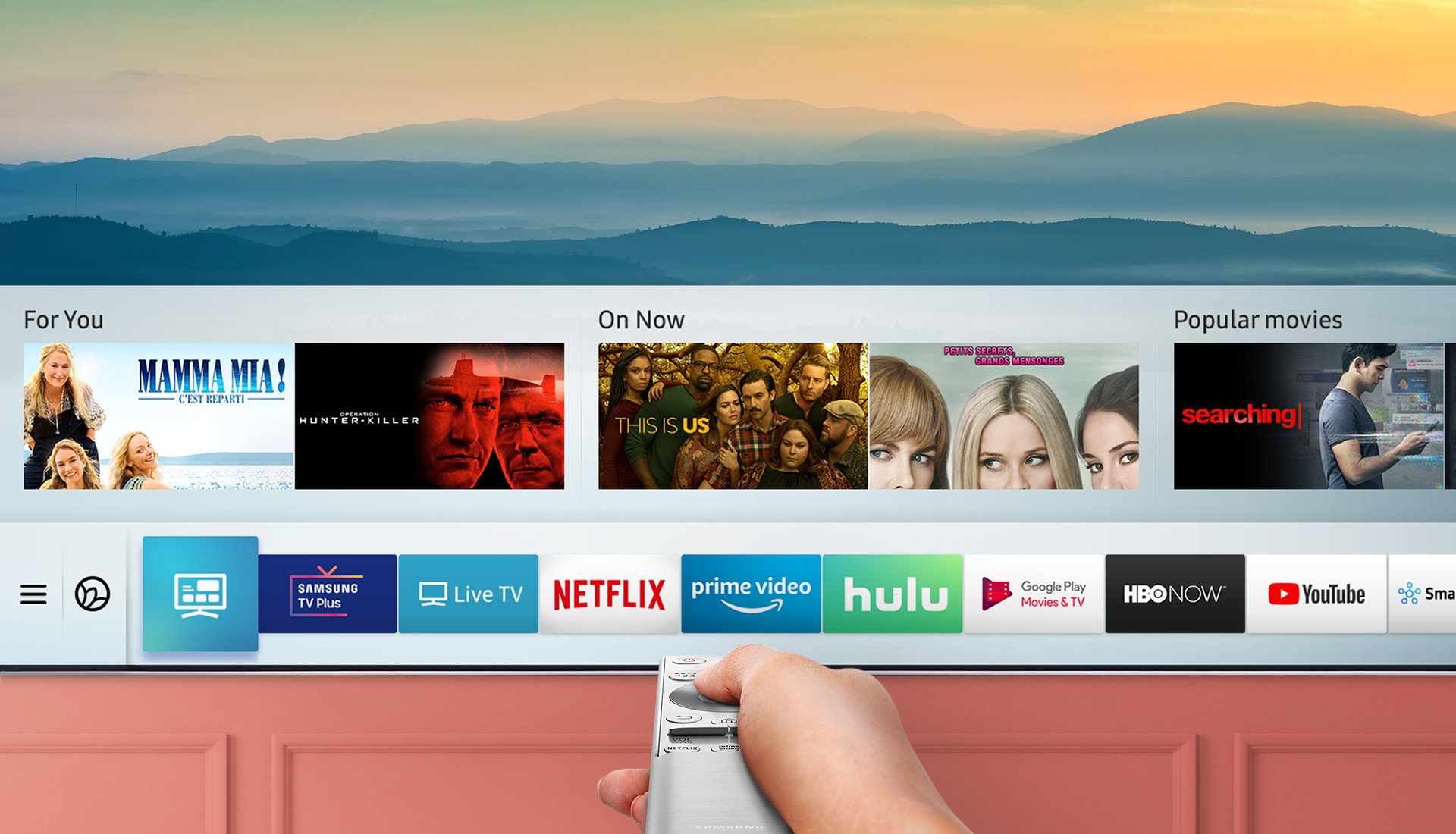 QLED makes watching TV even easier