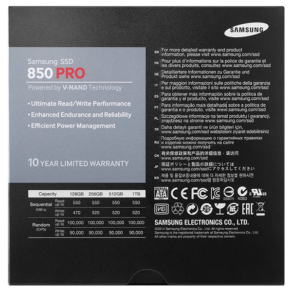 Samsung 850 Pro 256 Gb