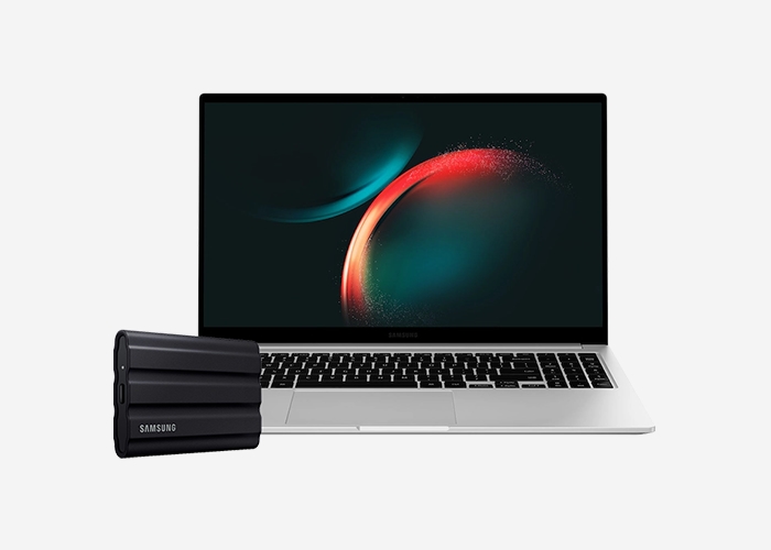 Buy Galaxy Book3 series and get a free 2TB Portable SSD T7 Shield