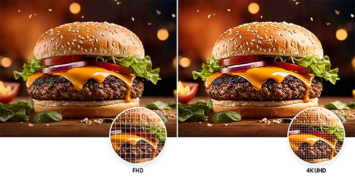 View lifelike clearness in powerful 4K View lifelike clearness in powerful 4K