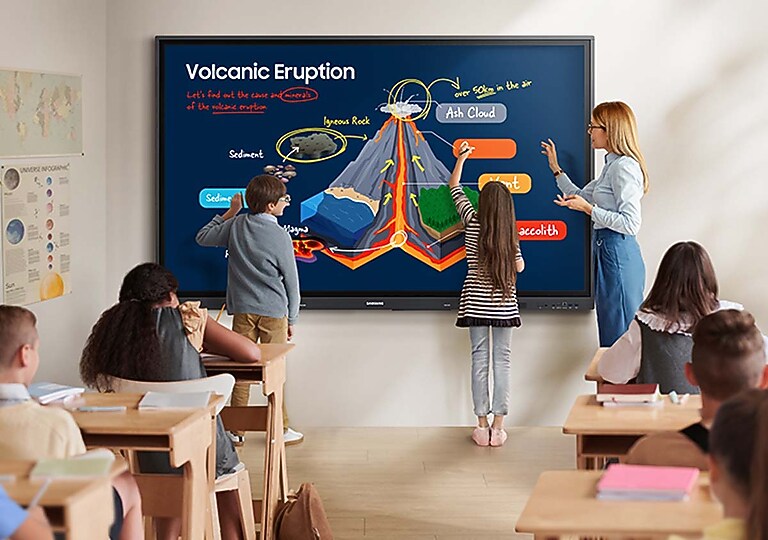 إمكانيات تعليمية غير محدودة Samsung WA65F Interactive Display