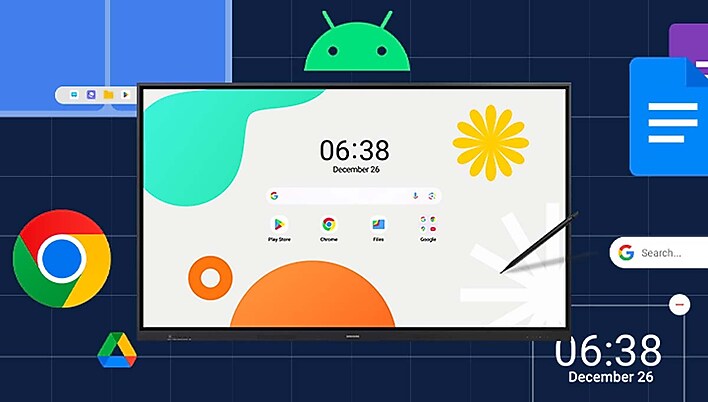 تجربة مستخدم بديهية تناسب احتياجاتك Samsung WA65F Interactive Display تجربة مستخدم بديهية تناسب احتياجاتك
