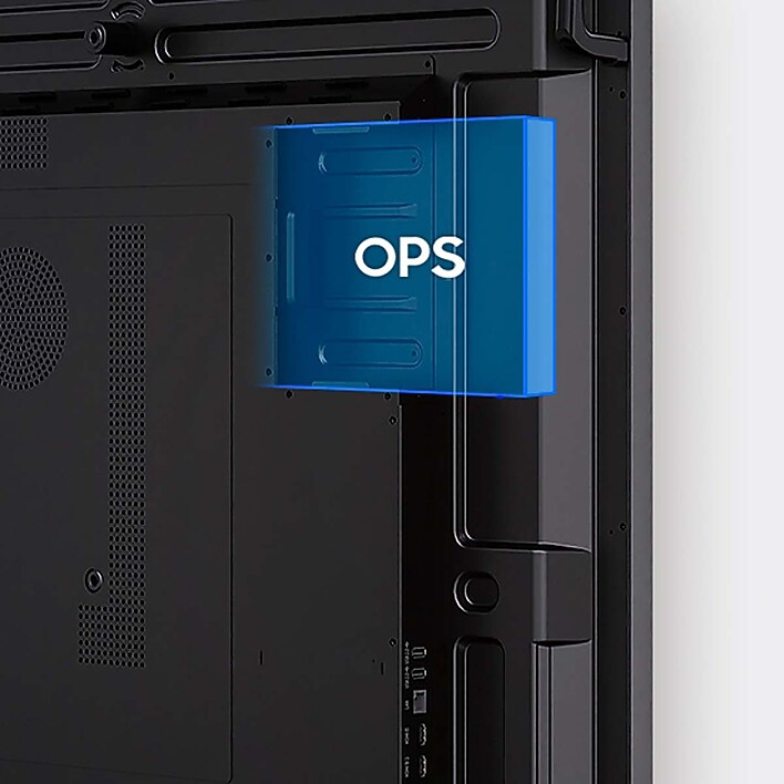 استخدم OPS المفضل لديك في الفصل الدراسي: OPS (مواصفات التوصيل المفتوحة) Samsung WA65F Interactive Display