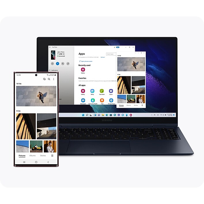 Phone and PC, beautifully in sync Phone and PC, beautifully in sync