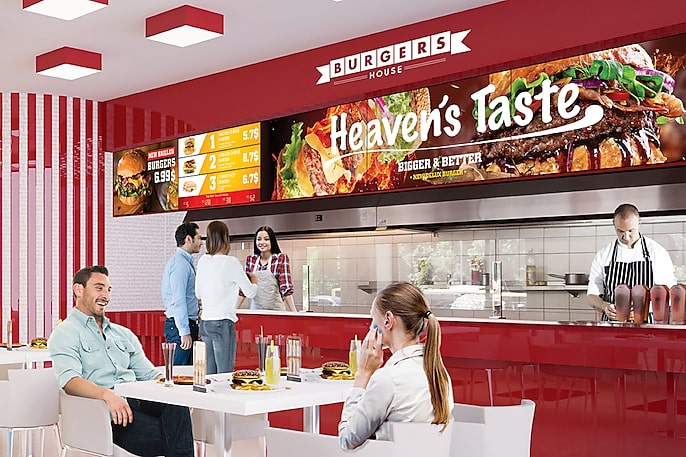 bright, non-glare digital signage display panels bright, non-glare digital signage display panels