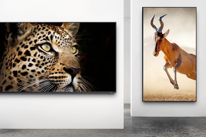 landscape or portrait display installation landscape or portrait display installation