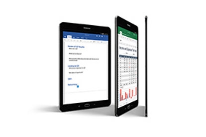 pre-loaded Microsoft Office for Android apps on Galaxy Tab A pre-loaded Microsoft Office for Android apps on Galaxy Tab A