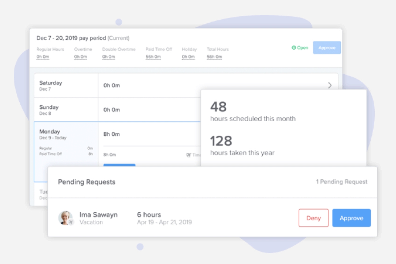 Time tracking and PTO Time tracking and PTO