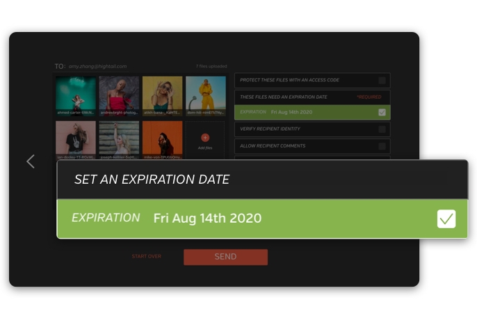 File expiration dates File expiration dates