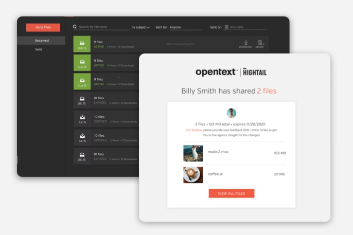Easy file transfers for everyone Easy file transfers for everyone