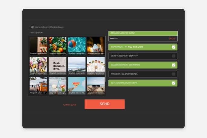 Protection for your content when sending Protection for your content when sending