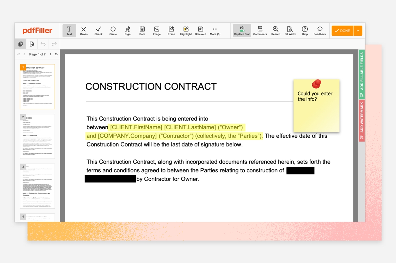 Easily create and edit PDFs Easily create and edit PDFs