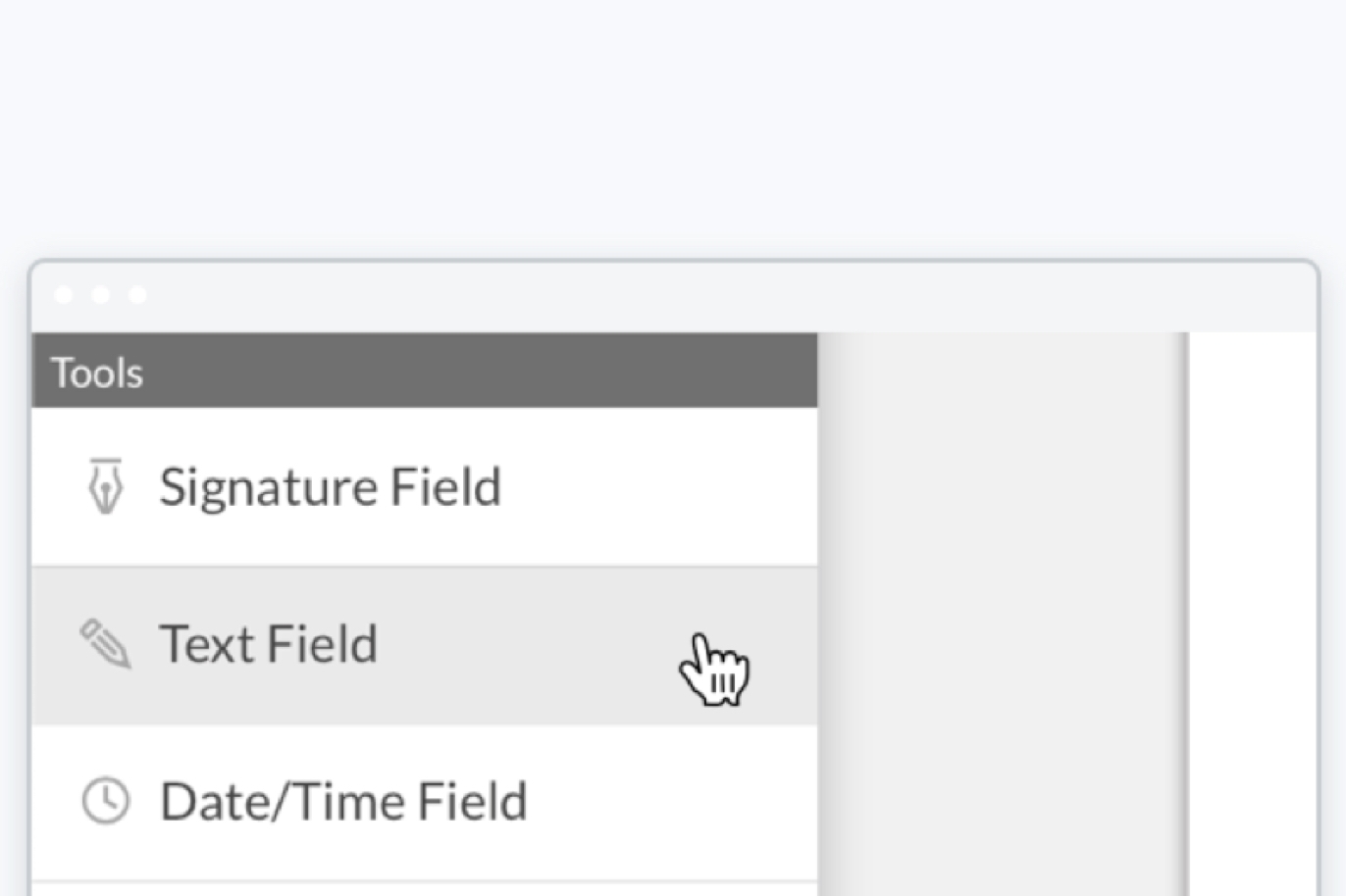 Add a text field Add a text field