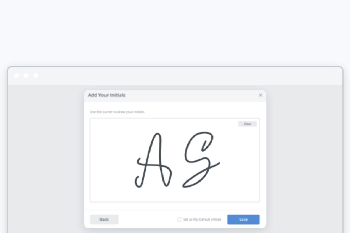 Add an initials field Add an initials field