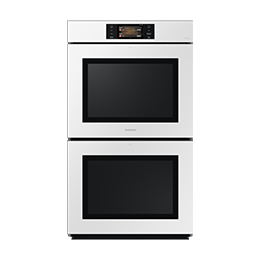 Bespoke 30" White Glass Double Wall Oven with AI Pro Cooking™ Camera Bespoke 30" White Glass Double Wall Oven with AI Pro Cooking™ Camera