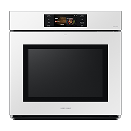 Bespoke 30" White Glass Single Wall Oven with AI Pro Cooking™ Camera Bespoke 30" White Glass Single Wall Oven with AI Pro Cooking™ Camera