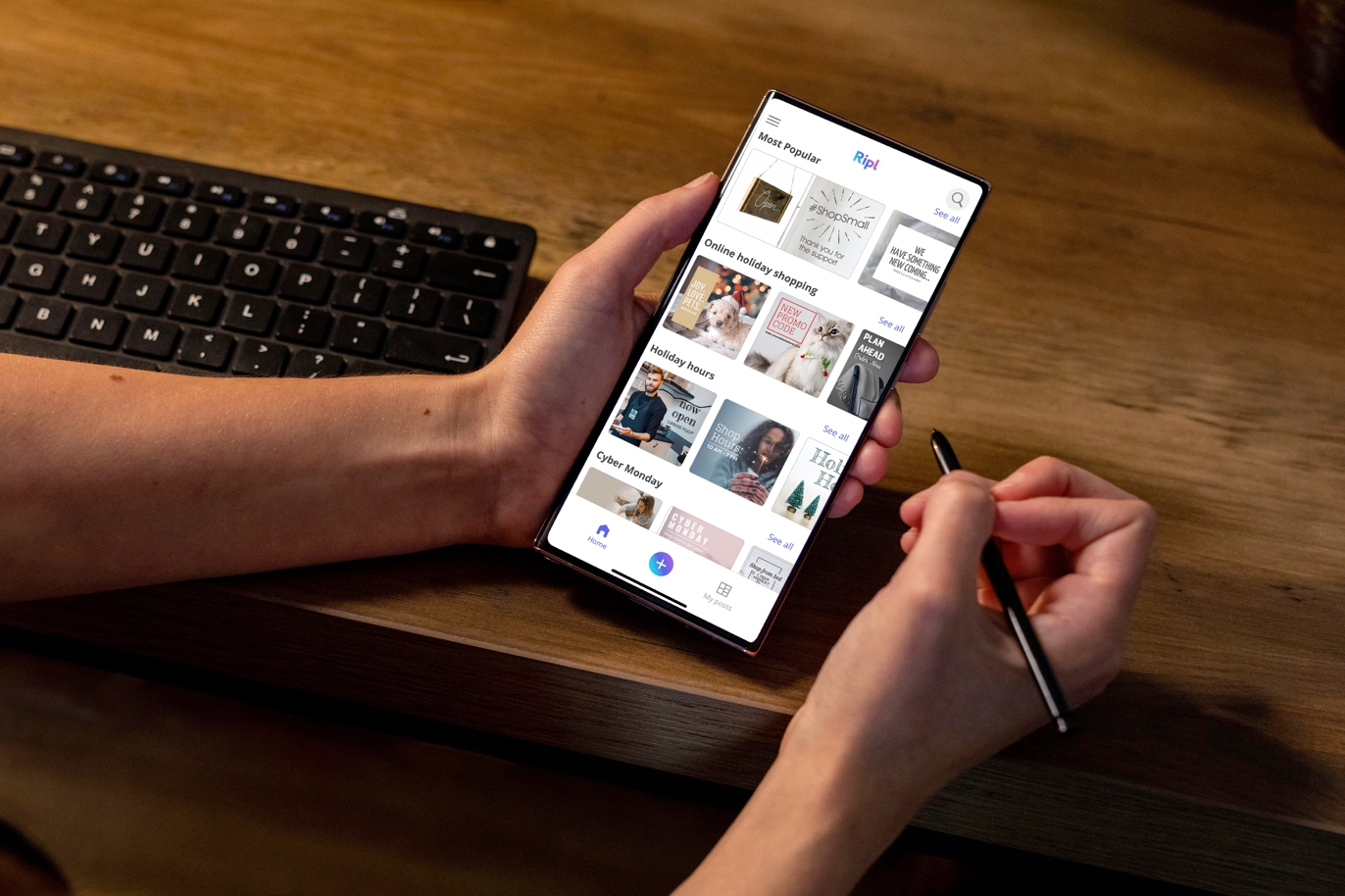 Brand your social media marketing with Ripl Brand your social media marketing with Ripl