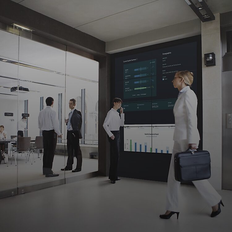 office digital signage office digital signage