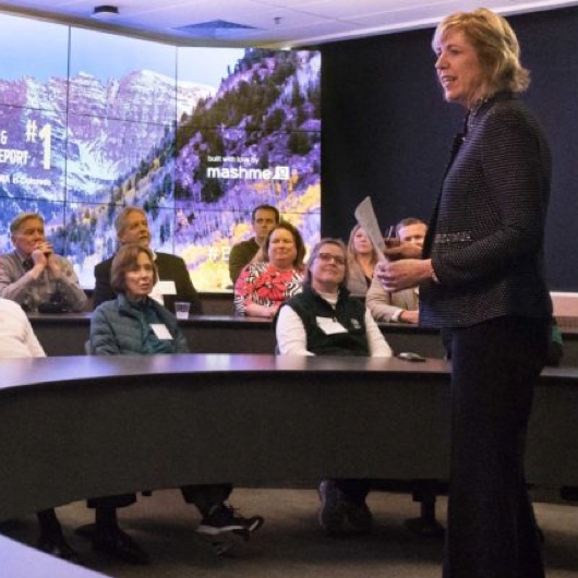 Video Wall Brings Online Students to Class at Colorado State University Video Wall Brings Online Students to Class at Colorado State University