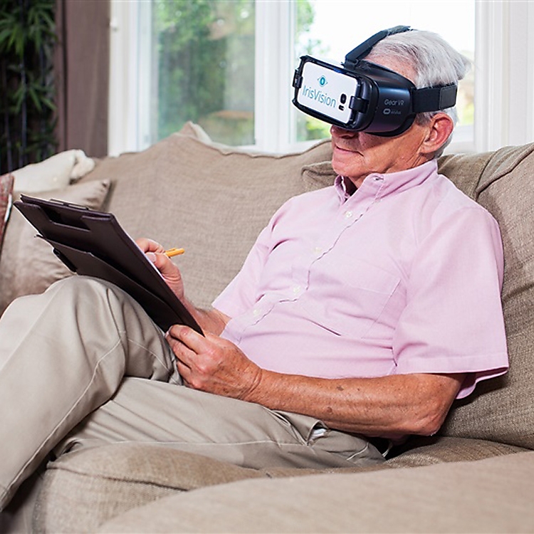 IrisVision virtual reality for seniors