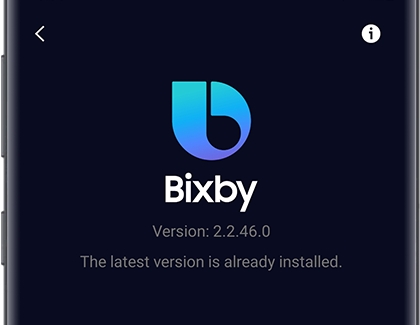 About Bixby Voice screen on phone About Bixby Voice screen on phone