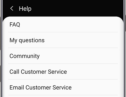 Help options in Bixby Home Help options in Bixby Home
