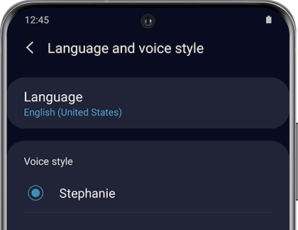 List of different speaking style options and Language for Bixby List of different speaking style options and Language for Bixby