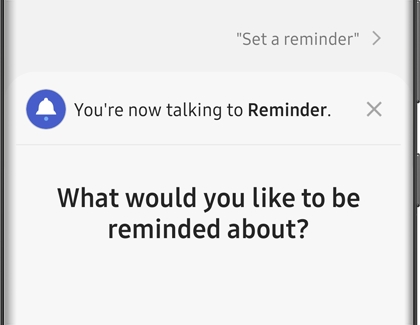 The Reminder app opened on a Galaxy phone The Reminder app opened on a Galaxy phone