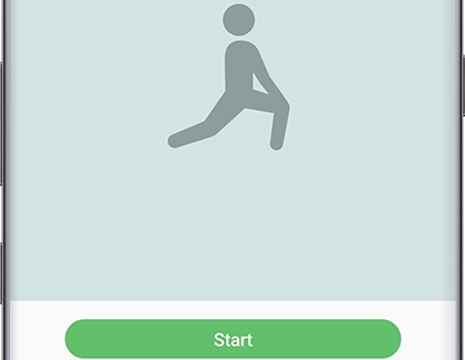Press Start to begin Stretch workout Press Start to begin Stretch workout