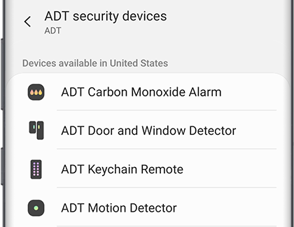 A list of ADT security devices A list of ADT security devices