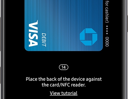 Instructions for placing your phone on a NFC reader Instructions for placing your phone on a NFC reader