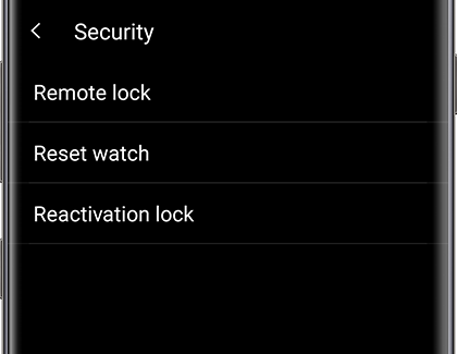 security features on Galaxy Wearable app security features on Galaxy Wearable app