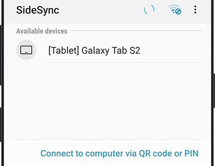 Connect to Galaxy S2 with SideSync Connect to Galaxy S2 with SideSync