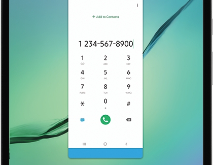 Make a call from your tablet using SideSync Make a call from your tablet using SideSync