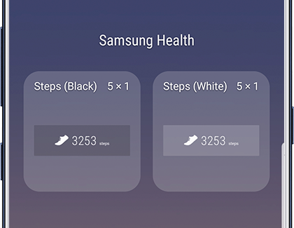 Samsung Health Widget Samsung Health Widget