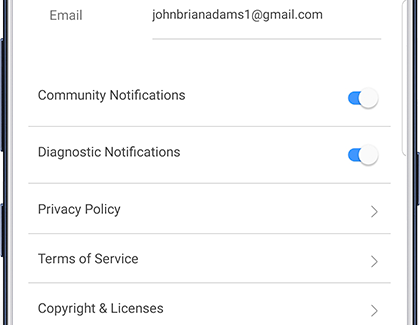 Samsung Members Notification Settings Samsung Members Notification Settings