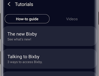 How-to guide on Bixby Tutorials How-to guide on Bixby Tutorials