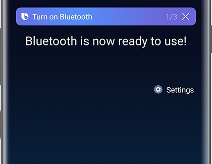 Bixby following first step of Quick Command Bixby following first step of Quick Command