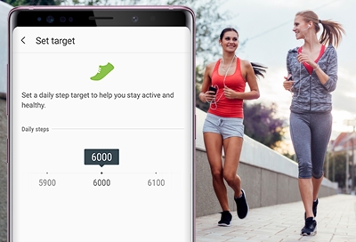Set Targets in Samsung Health Set Targets in Samsung Health