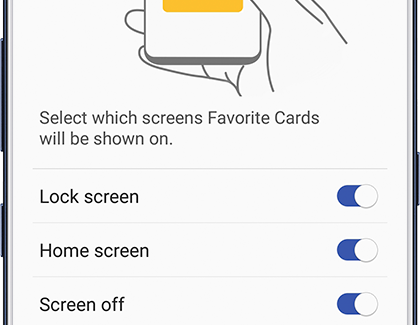 Use Favorite Cards on Samsung Pay