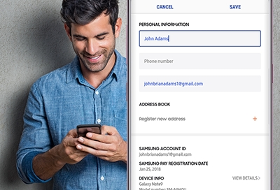 Edit Profile Information on Samsung Pay