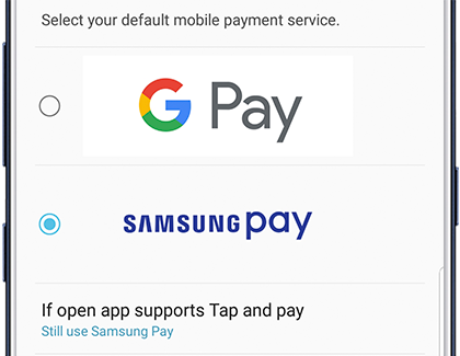 Set the default payment service