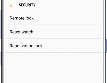Security on your watch in Samsung Pay