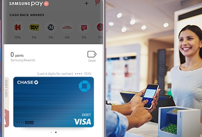 Find the last four digits of the digital card number in Samsung Pay