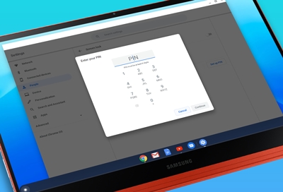 Pin lock on a Samsung Chromebook