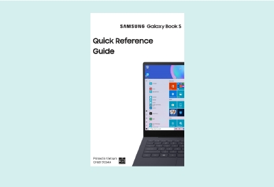 A Quick Reference Guide for the Samsung Galaxy Book S