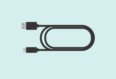 A Samsung USB-C cable