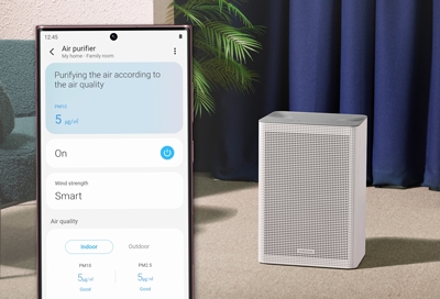 Control your Samsung air purifier with SmartThings