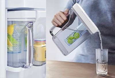 Automatically fill your water pitcher in your Samsung fridge