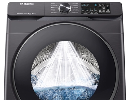 Samsung Washer beginning a wash cycle